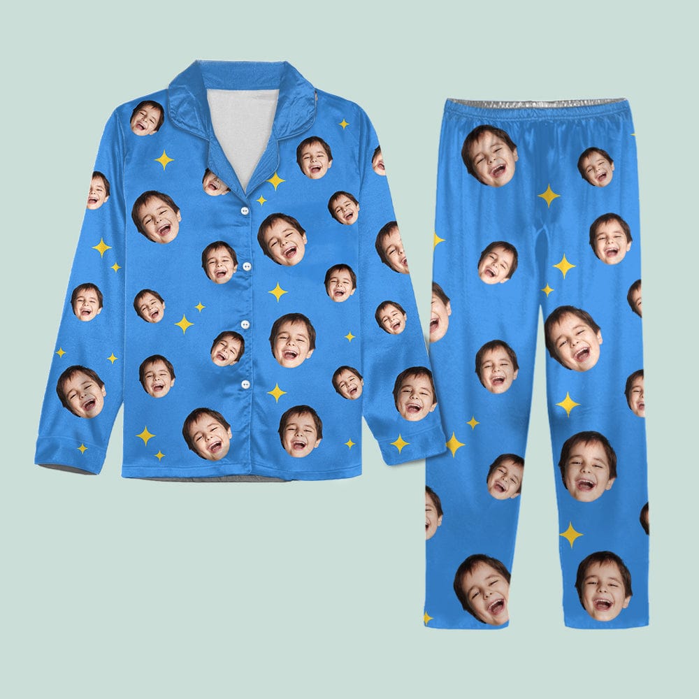 Custom Children Photo For Dad And Mom Pajamas K228 889973