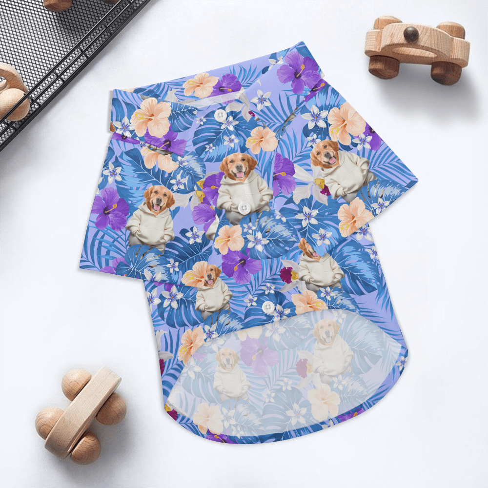 Custom Cool Photo For Dog Lover Dog's Hawaii Shirt TH10 892427