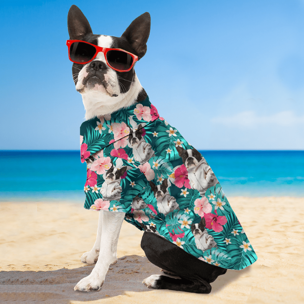 Custom Cool Photo For Dog Lover Dog's Hawaii Shirt TH10 892427