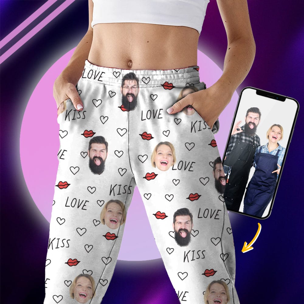 Custom Couple Photo Pajamas DA199 888855