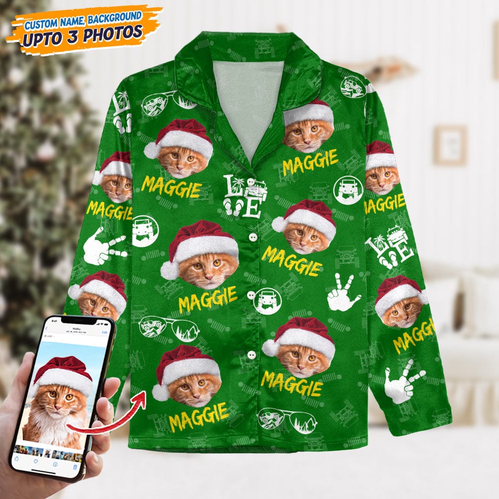 Custom Dog Cat Photo Offroad Pajamas TA29 888796