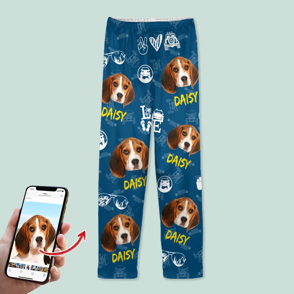 Custom Dog Cat Photo Offroad Pajamas TA29 888796