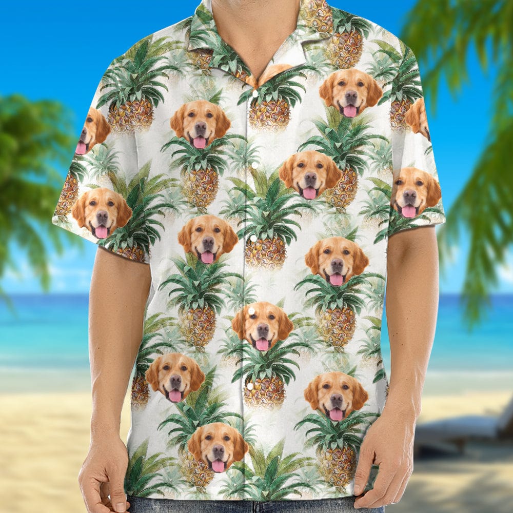 Custom Dog Photo Vacation Style Hawaii Shirt DA199 889572