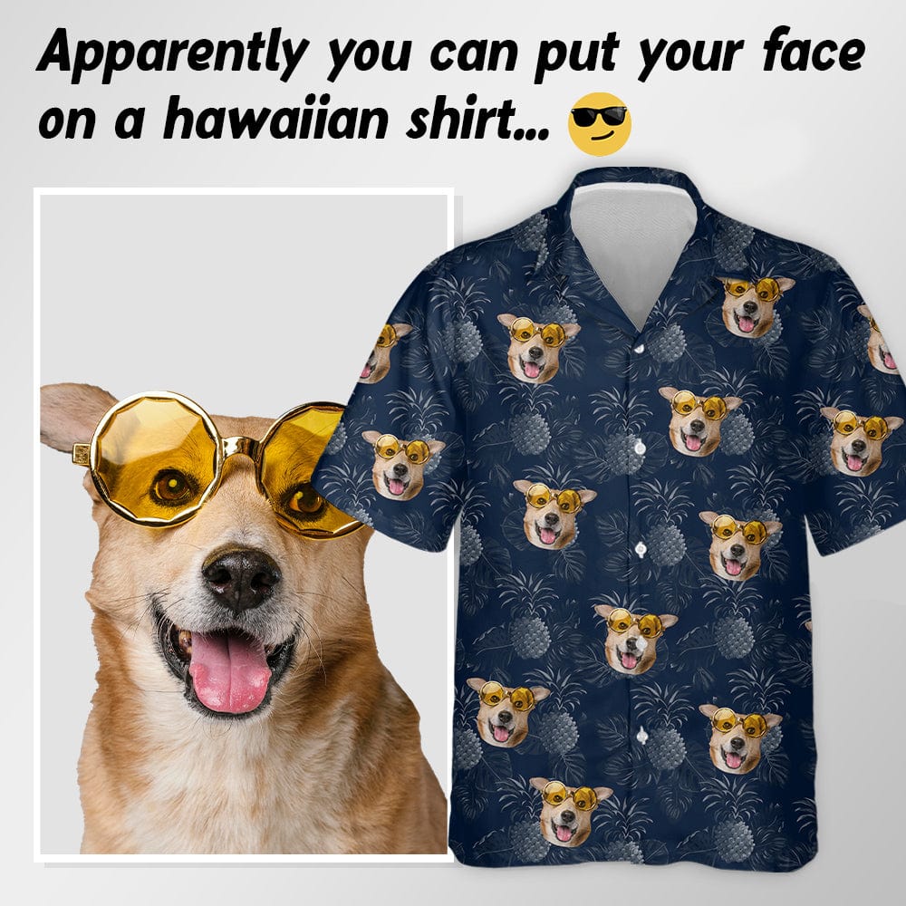 Custom Dog Photo Vacation Style Hawaii Shirt DA199 889572