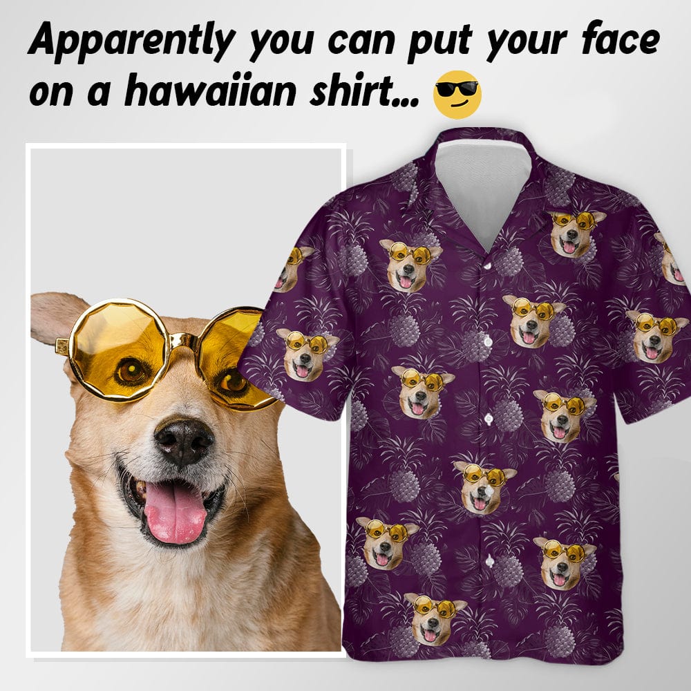 Custom Dog Photo Vacation Style Hawaii Shirt DA199 889572