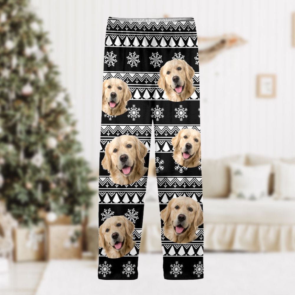Custom Dog Photo With Aboriginal Pattern For Family Pajamas TA29 889686