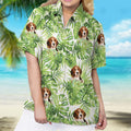 Custom Dog Photo Women's Hawaii Shirt N304 888933