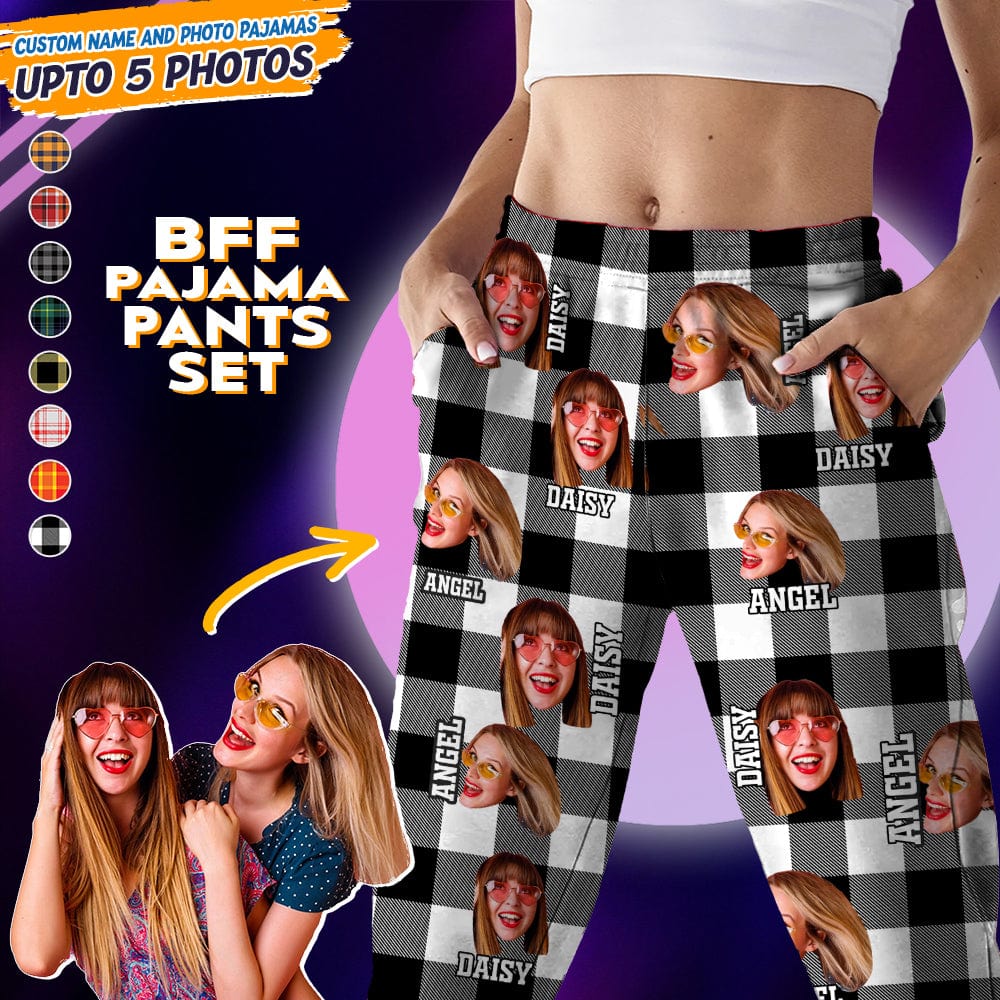 Custom Photo Human Face For Bestie Pajamas K228 888774