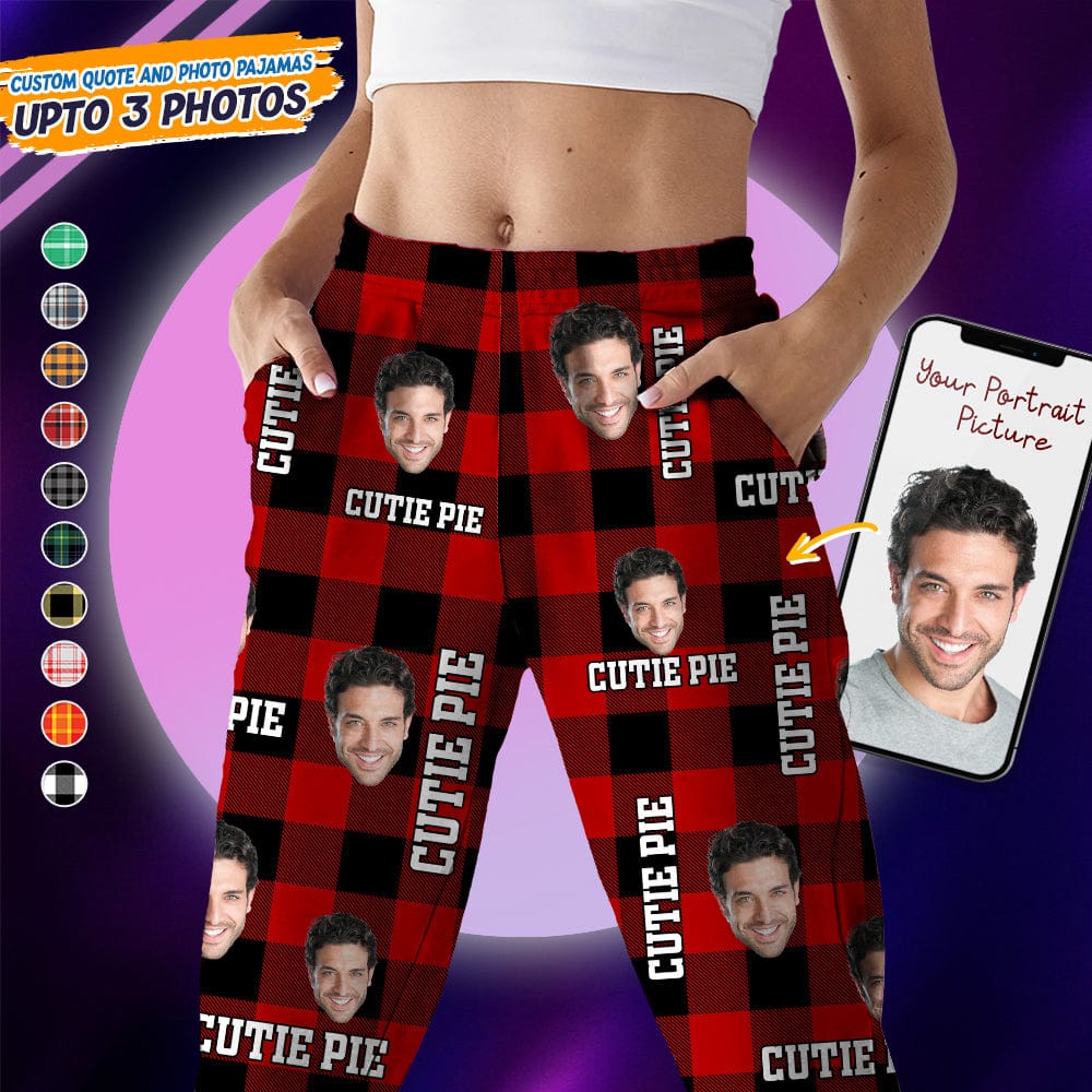 Custom Photo Human Face For Bestie Pajamas K228 888774