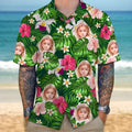 Custom Face Photo For Tropical Style Hawaii Shirt N304 889469