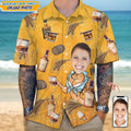 Custom Face Photo For Whiskey Lover Hawaii Shirt TA29 889355