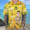 Custom Face Photo Gift For Husband And Boyfriend Hawaii Shirt N304 889319