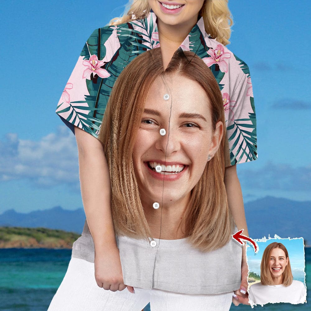 Custom face photo Hawaiian Shirt N304 889206