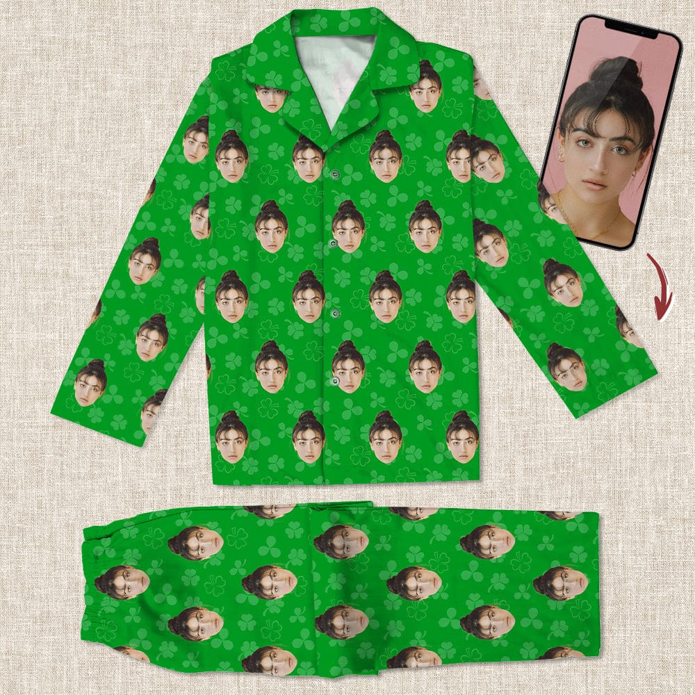 Custom Face Photo Irish Pajamas K228 888863