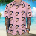Custom Face Photo Multicolor Hawaii Shirt DM01 890829