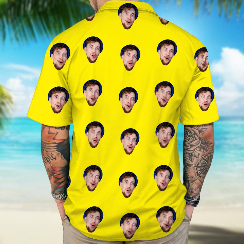 Custom Face Photo Multicolor Hawaii Shirt DM01 890829
