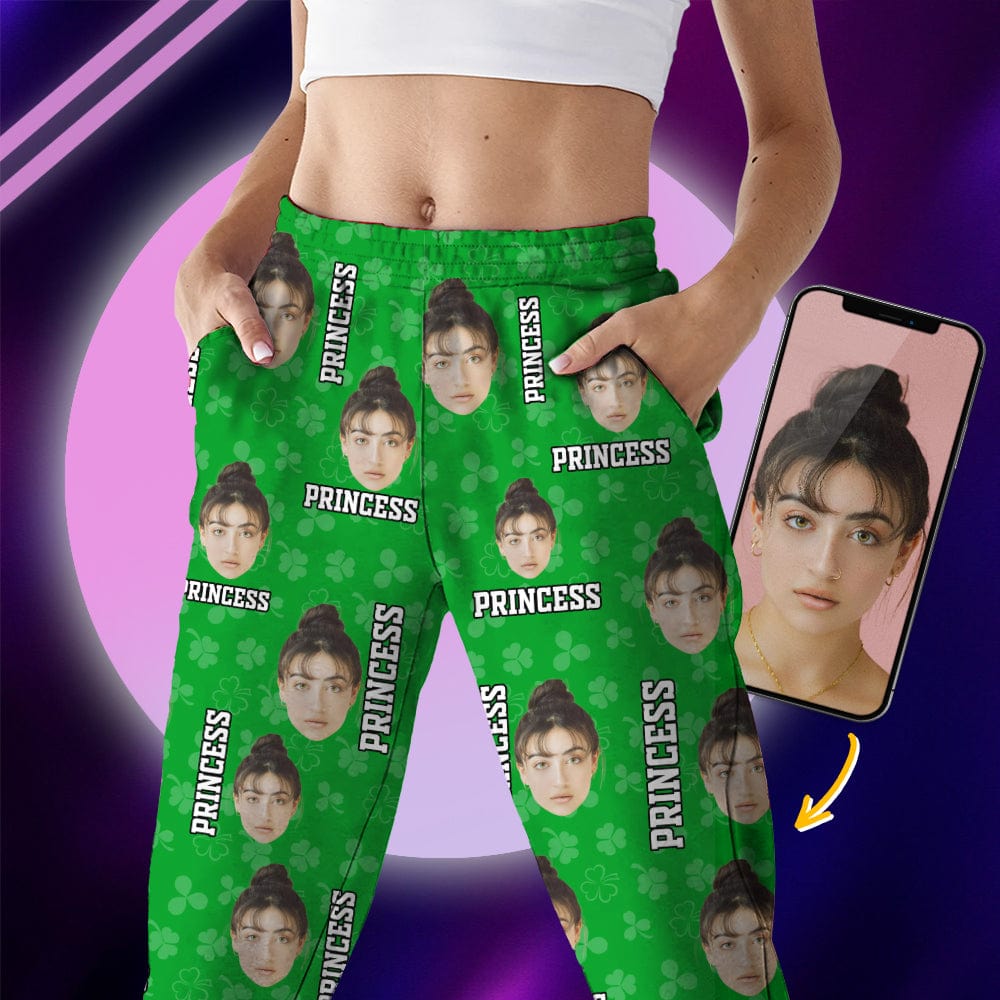 Custom Face Photo St. Patrick's Day Pajamas K228 888869
