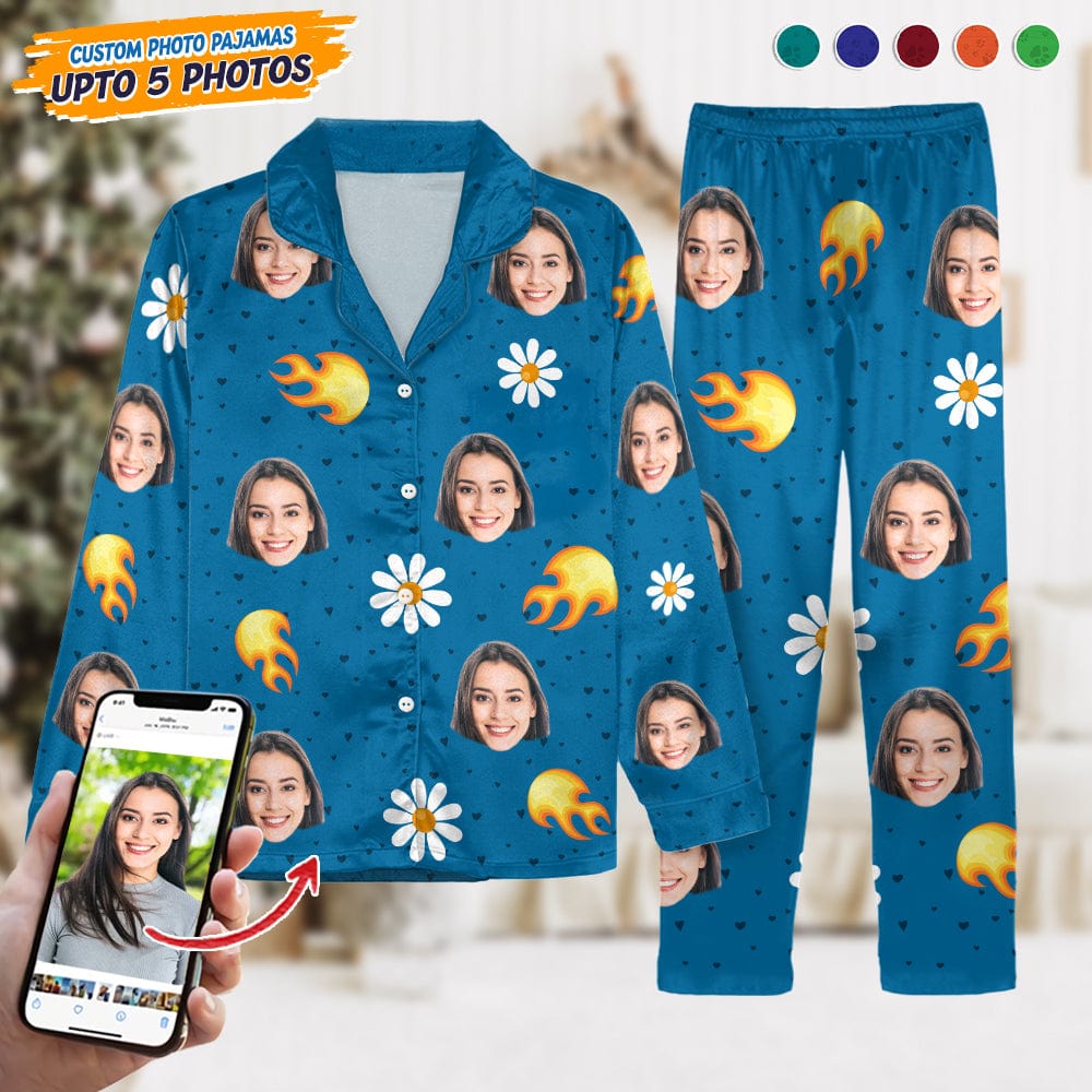Custom Face Photo With Accessories Pajamas T368 888713