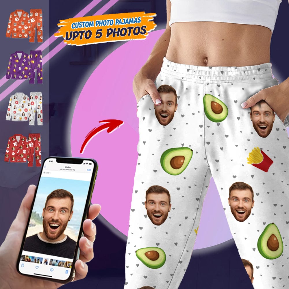 Custom Face Photo With Accessories Pajamas T368 888713