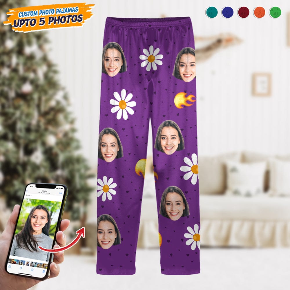 Custom Face Photo With Accessories Pajamas T368 888713