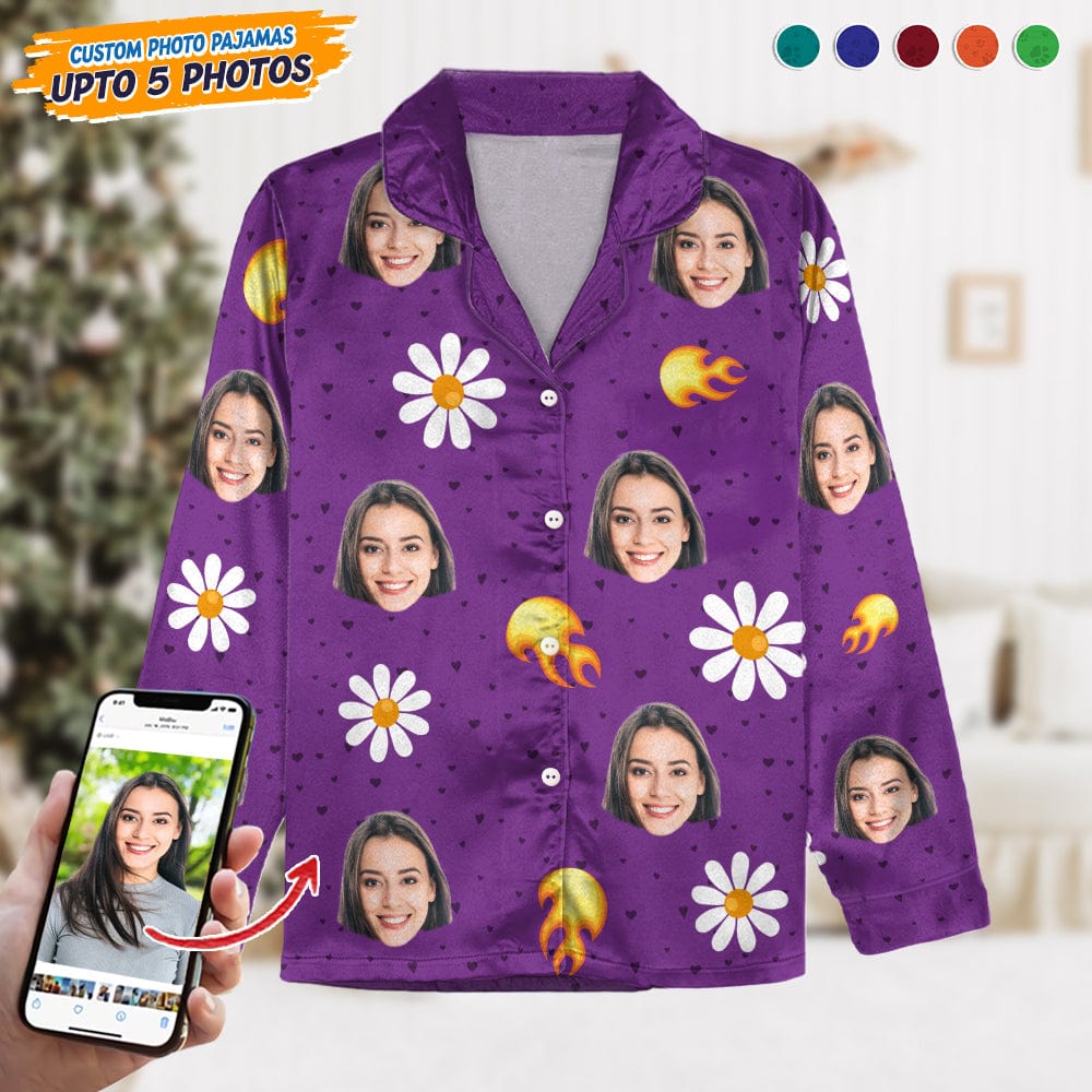Custom Face Photo With Accessories Pajamas T368 888713