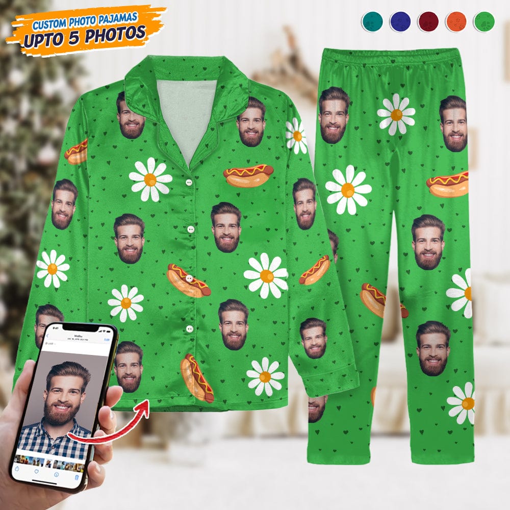 Custom Face Photo With Accessories Pajamas T368 888713