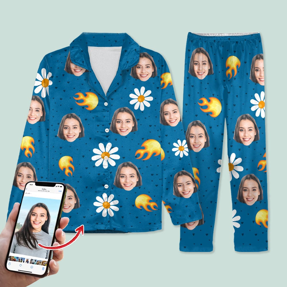 Custom Face Photo With Accessories Pajamas T368 888713