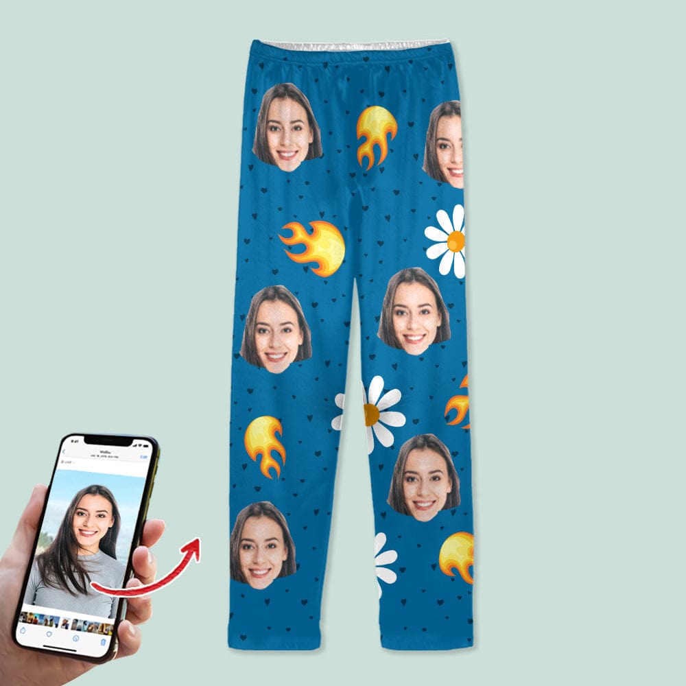 Custom Face Photo With Accessories Pajamas T368 888713