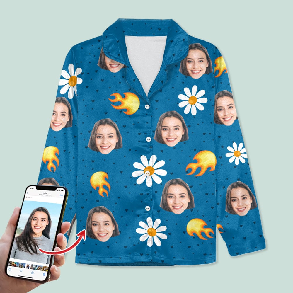 Custom Face Photo With Accessories Pajamas T368 888713