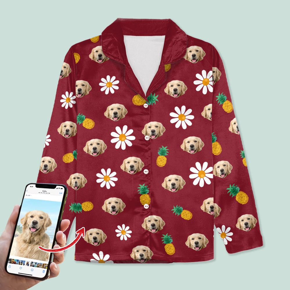 Custom Face Photo With Accessories Pattern Pajamas T368 888720