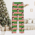 Custom Face Photo With Colorful Background For Family Pajamas T368 889642