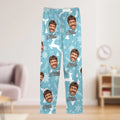Custom Face Photo With Colorful Background Pajamas N304 889508