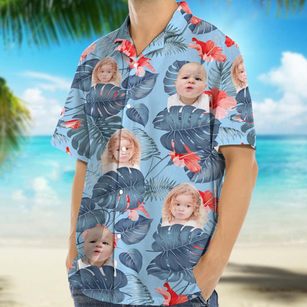 Customized Photo Family Hawaiian Shirt N369 8881384