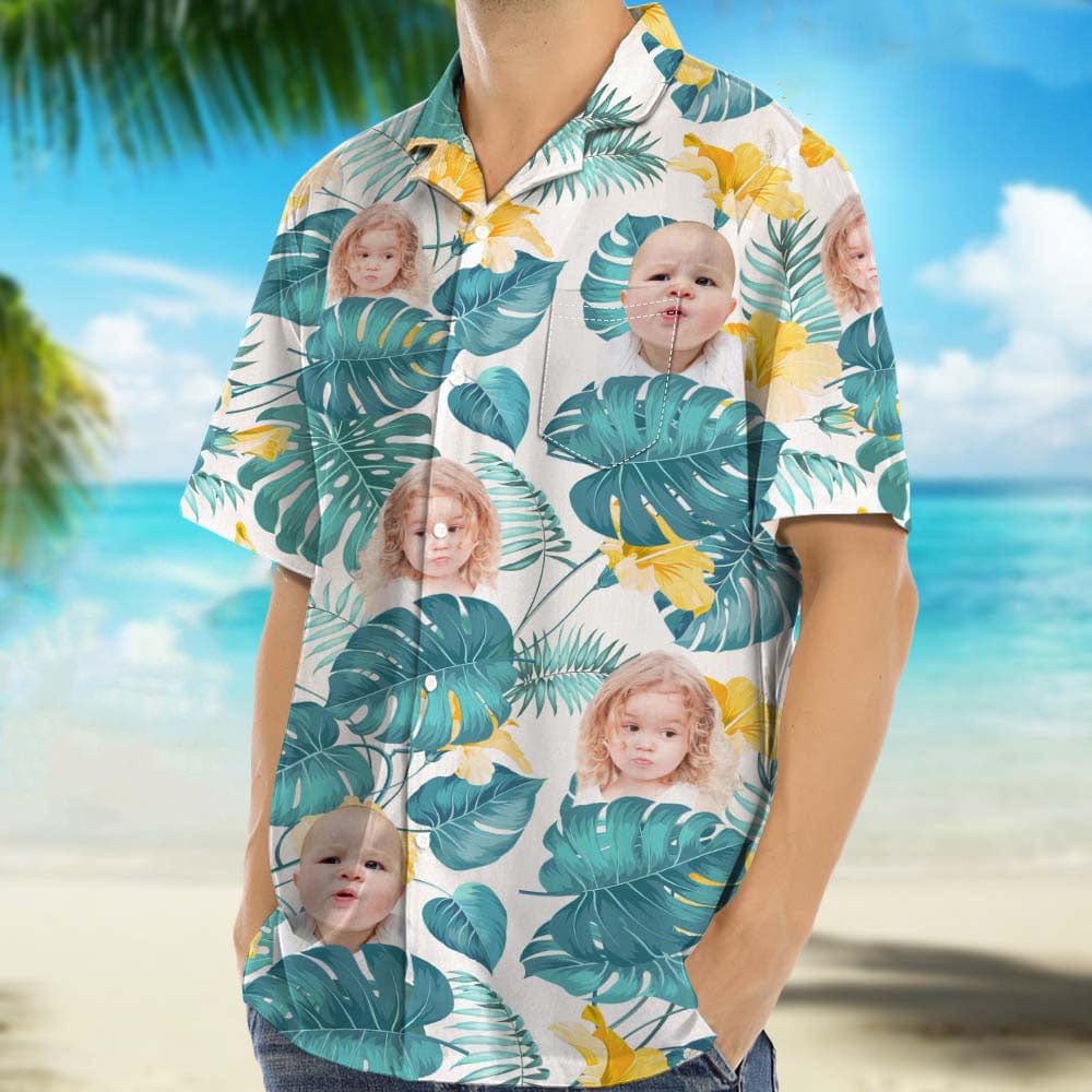 Customized Photo Family Hawaiian Shirt N369 8881384