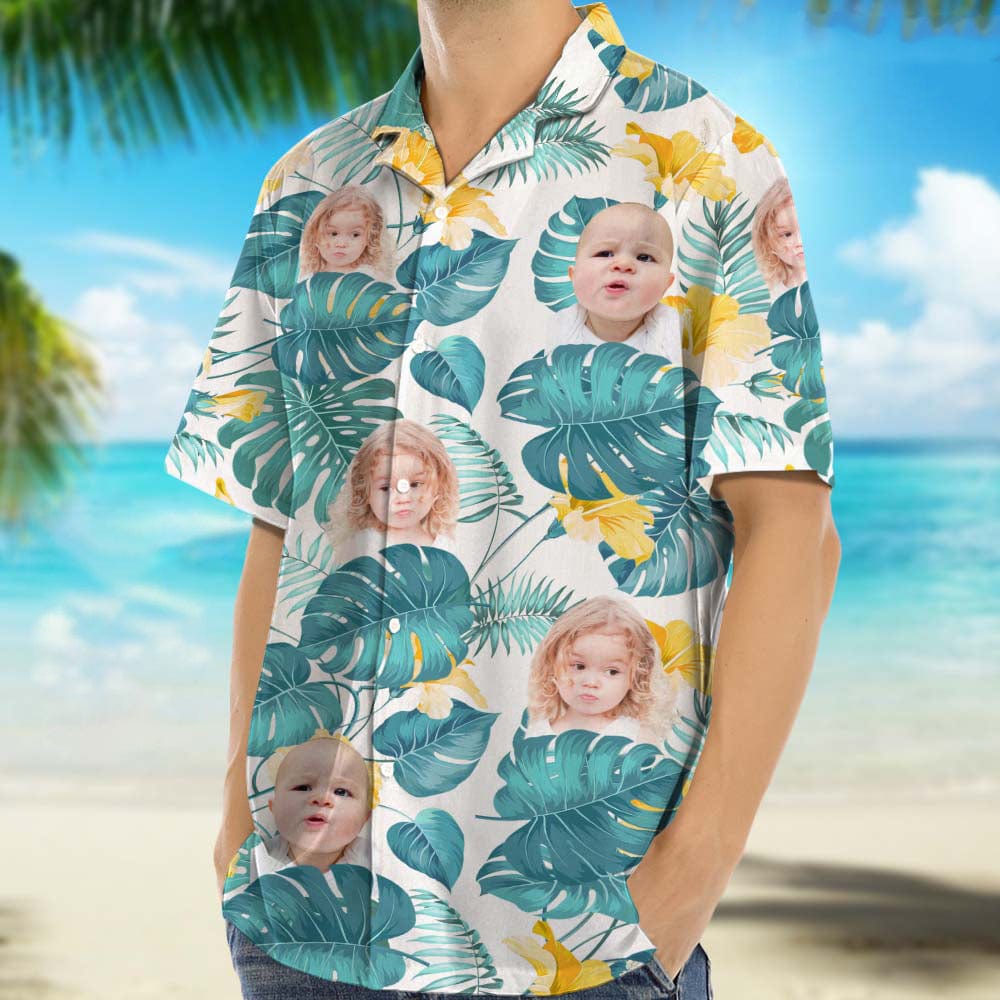 Customized Photo Family Hawaiian Shirt N369 8881384