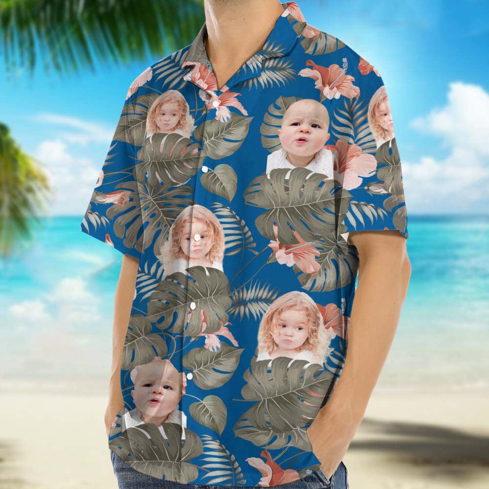 Customized Photo Family Hawaiian Shirt N369 8881384