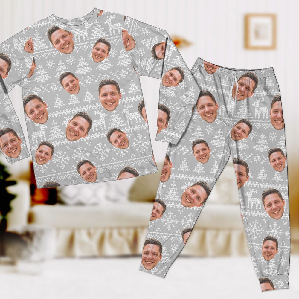 Custom Human Face Christmas Matching Sleepwear N304 889860