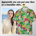 Custom Human Face Photo For Tropical Style Hawaii Shirt TA29 889469