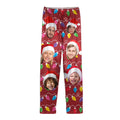 Custom Human Face Photo With Colorful Christmas Lights Pajamas N304 889908
