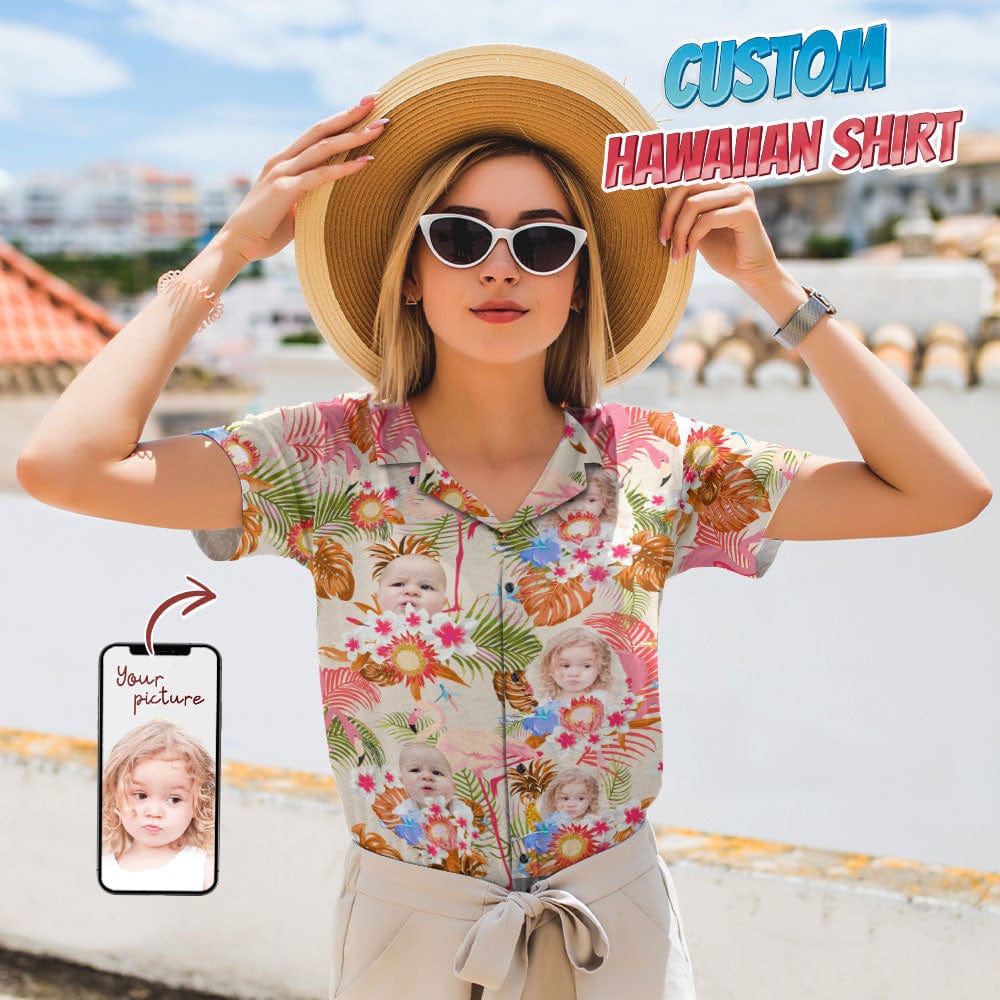 Custom Human Photo Aloha Hawaii Shirt K228 890250