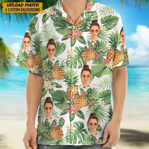 Custom Human Photo Hawaii Shirt TA29 888925