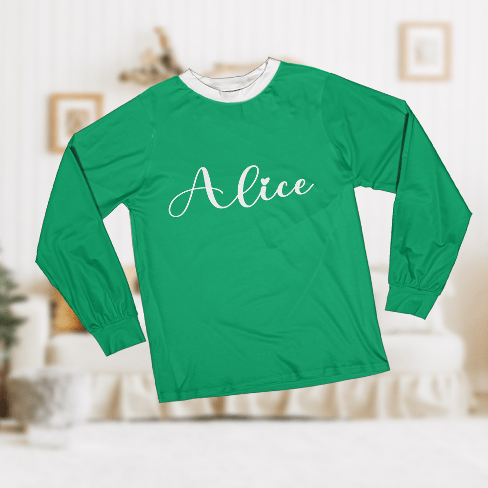 Custom Name Family Matching Christmas Sleepwear TH10 892005