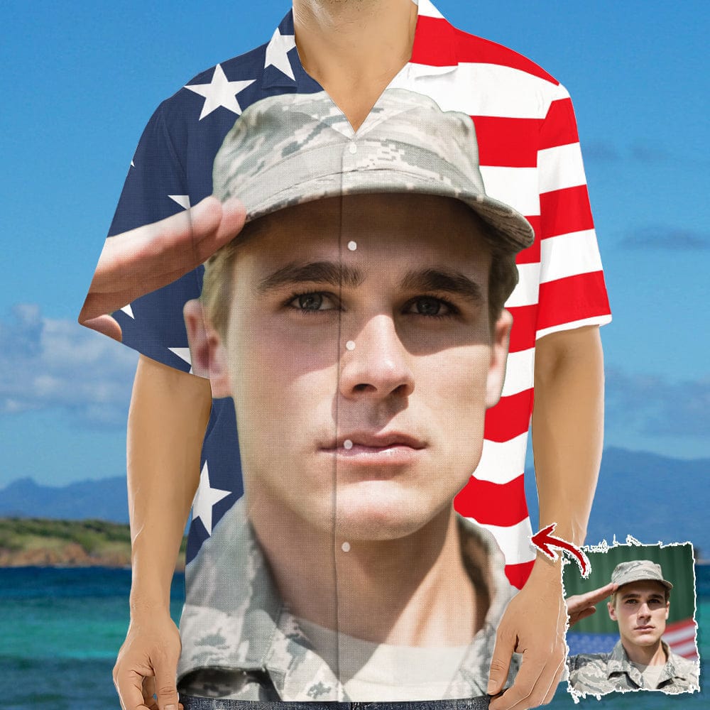 Custom Only Face Photo Hawaiian Shirt Sweater Hoodie TA29 888587
