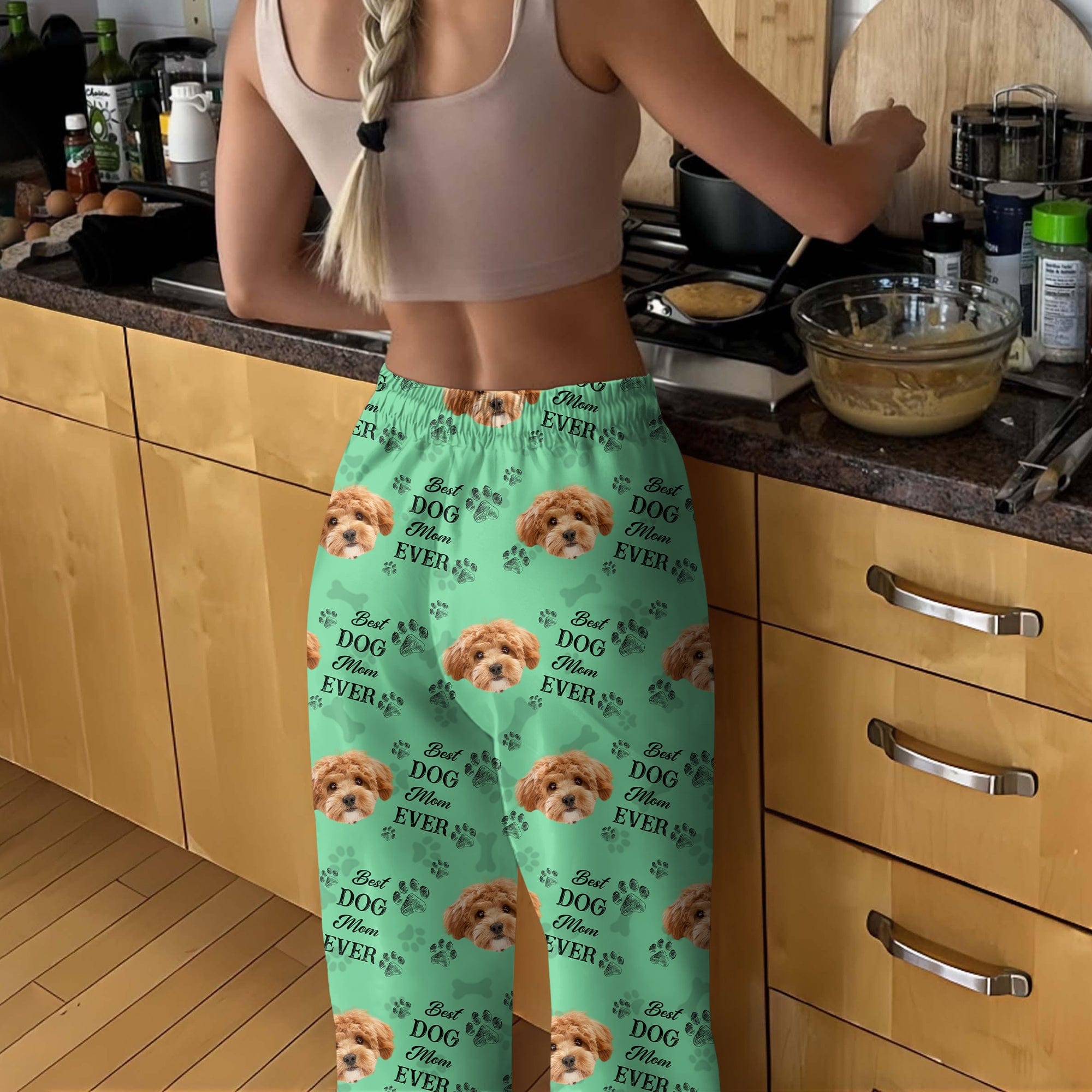 Custom Pet Photo Best Dog Dad Mom Ever, Best Fur Dad Mom Ever Pajamas - Dog Owners Gifts HA75 895036