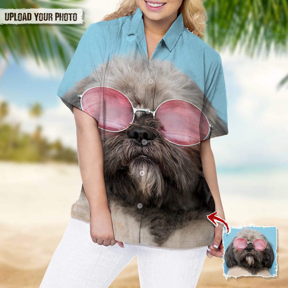 Custom Pet Photo Hawaiian Shirt N304 10101
