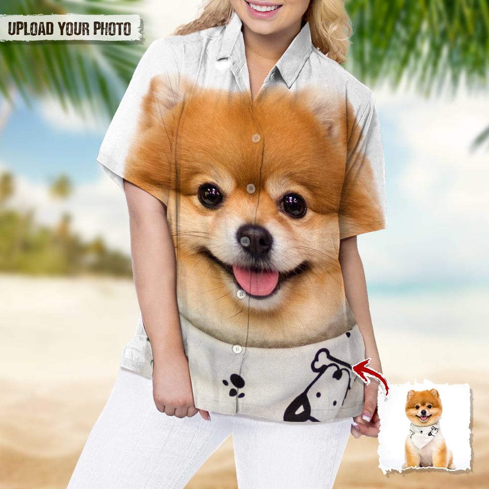 Custom Pet Photo Hawaiian Shirt N304 10101