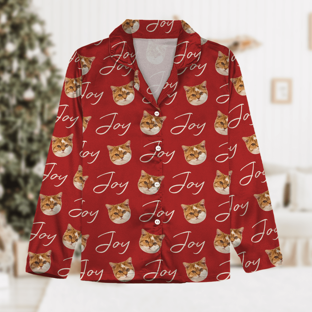 Custom Photo And Name Vintage Cat Pajamas TA29 889894