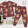 Custom Photo And Name With Christmas Background Cat Sleepwear N304 889969