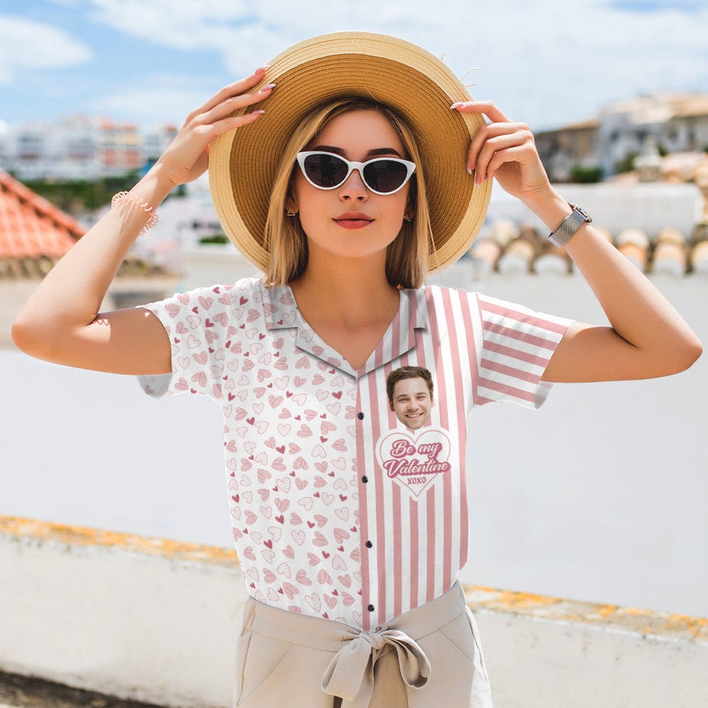 Custom Photo Be My Valentine Hawaii Shirt TH10 892271