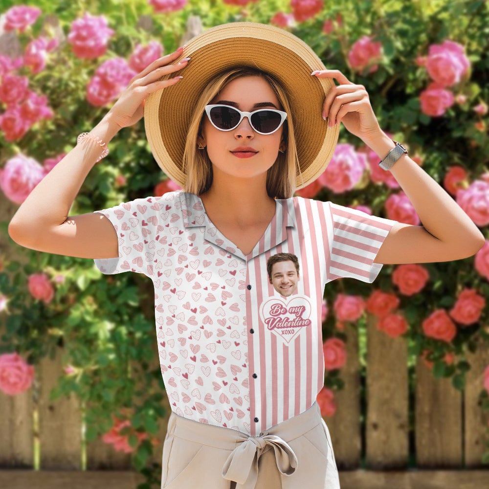 Custom Photo Be My Valentine Hawaii Shirt TH10 892271